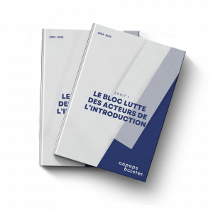 Le bloc lutte des acteurs Ecrit 1