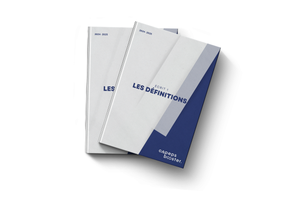 Les définitions Ecrit 1